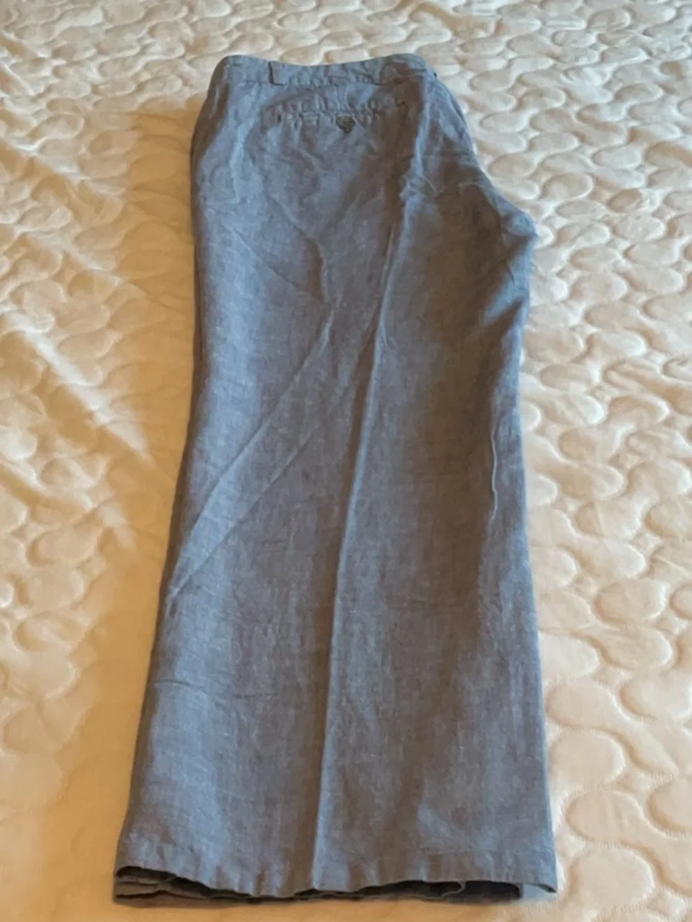 Linen Blend Banana Republic Light Blue pants